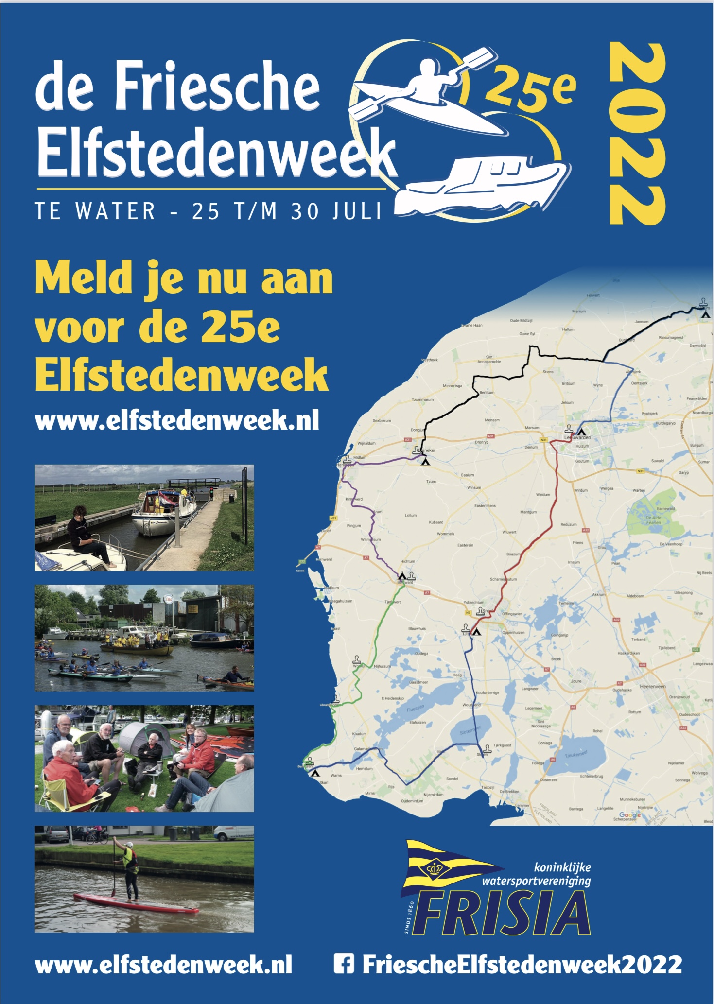 Doe mee aan De Friesche Elfstedenweek 2022