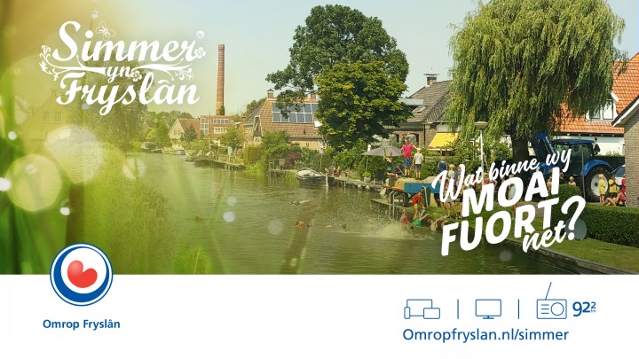 Omrop Fryslân zendt op 26 juli vanuit Grou uit