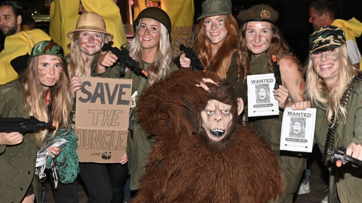 'Save the jungle'. Hilariteit tijdens de Stappersjûn van 2022.