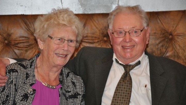 Henk en Fintsje de Groot-Terpstra zijn vandaag 65-jarig getrouwd.