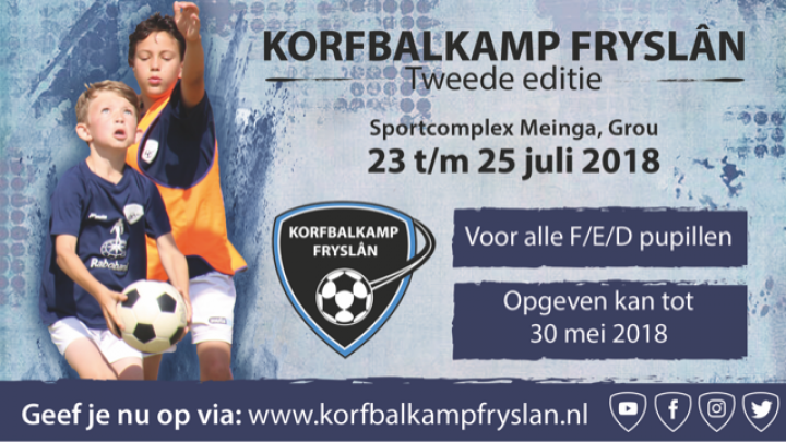 Tweede editie Korfbalkamp Fryslân
