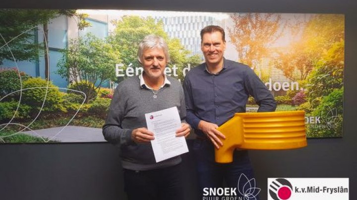 Snoek Puur Groen sponsort k.v. Mid-Fryslân